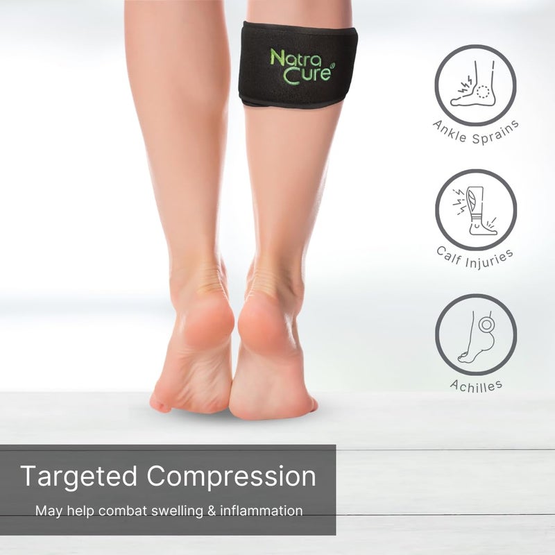 NatraCure Cold Therapy Wrap (Regular) with 14" Strap - 2 Pack - Small Reusable Gel Ice Pack Compress for Injuries and Pain Relief, Hand, Arch of Foot, Wrist, Elbow, Arthritis, Neuropathy - 715 CAT2PK - Image 4